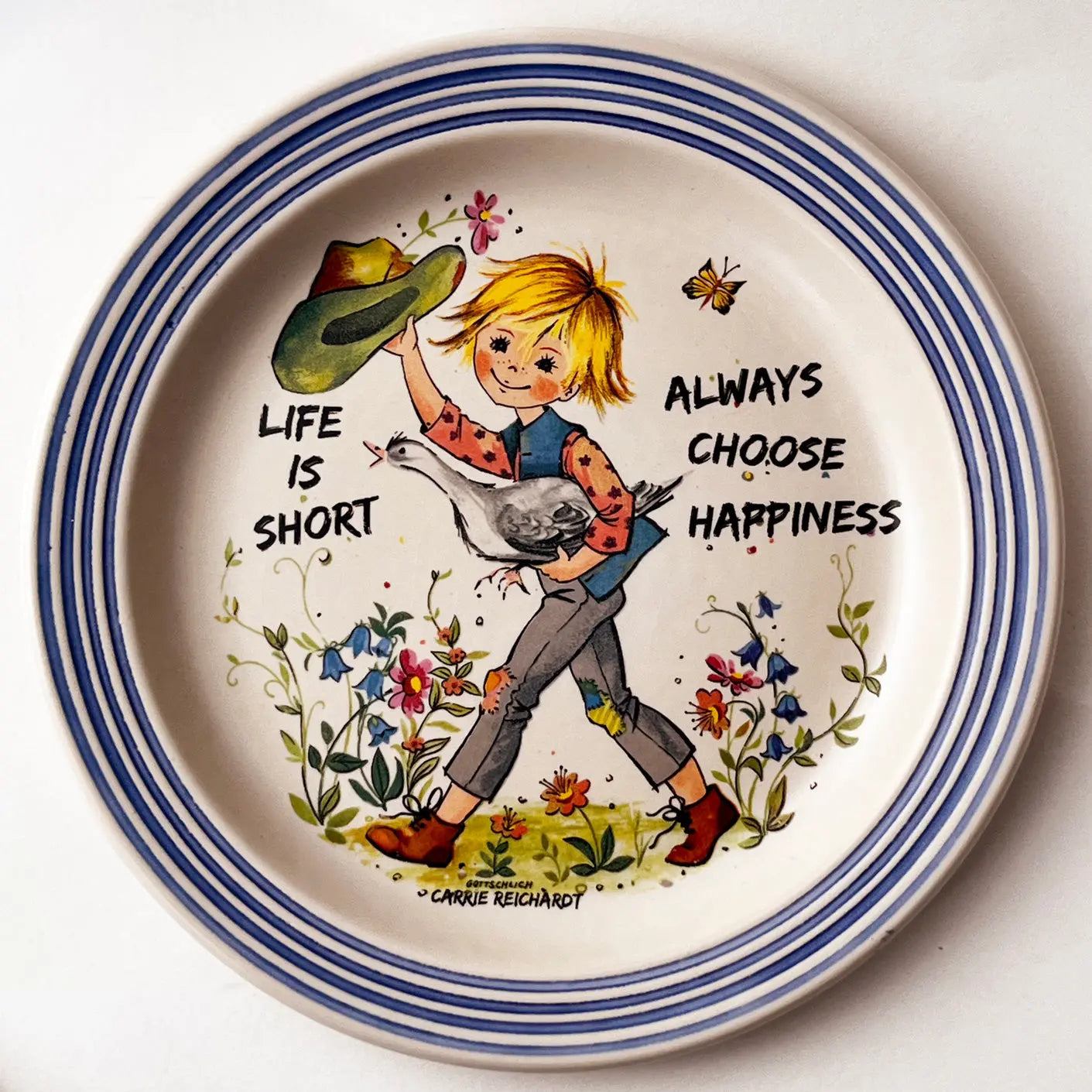 Life is Short, Always Choose Happiness - JG Contemporary Carrie Reichardt Original Art