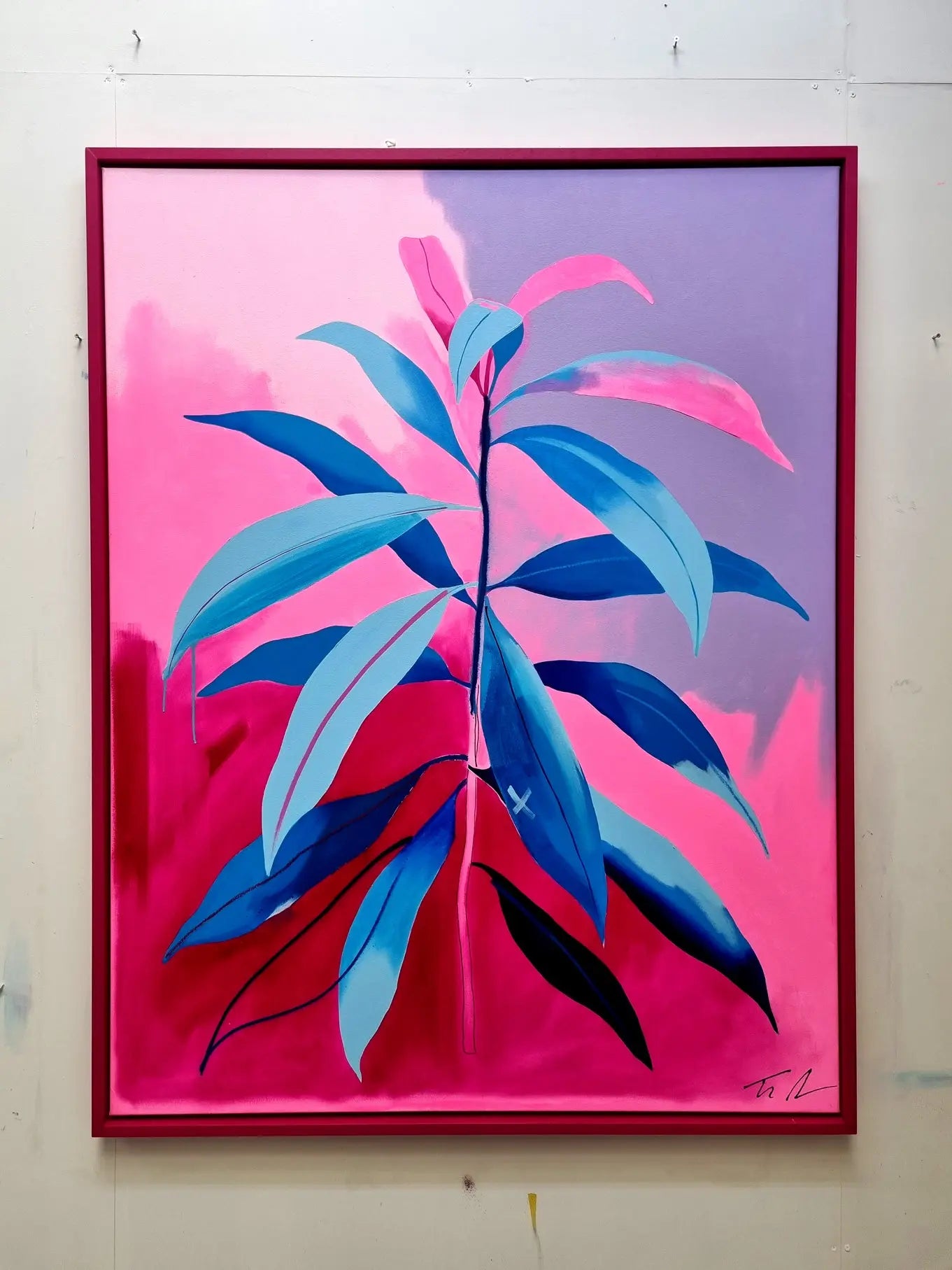Tim Fowler - Tim Fowler - Sapphire Leaves - JG Contemporary