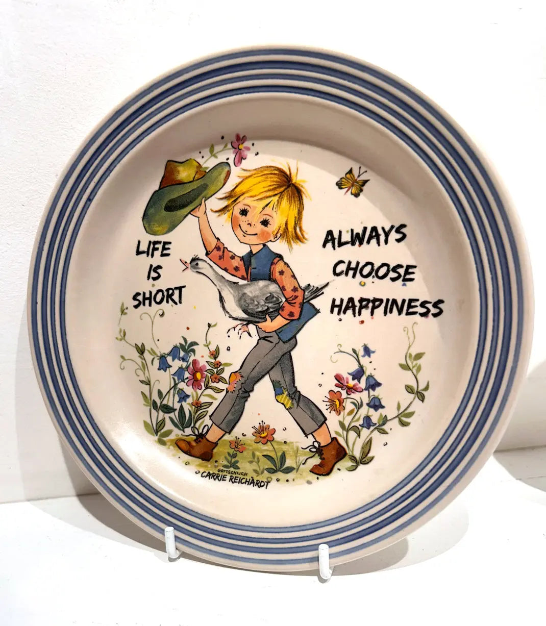 Life is Short, Always Choose Happiness - JG Contemporary Carrie Reichardt Original Art