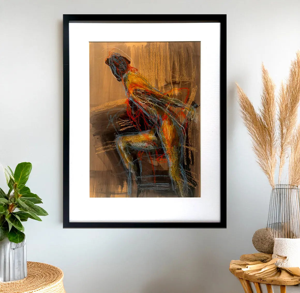 Electricity - JG Contemporary Chris Spring Original Drawing