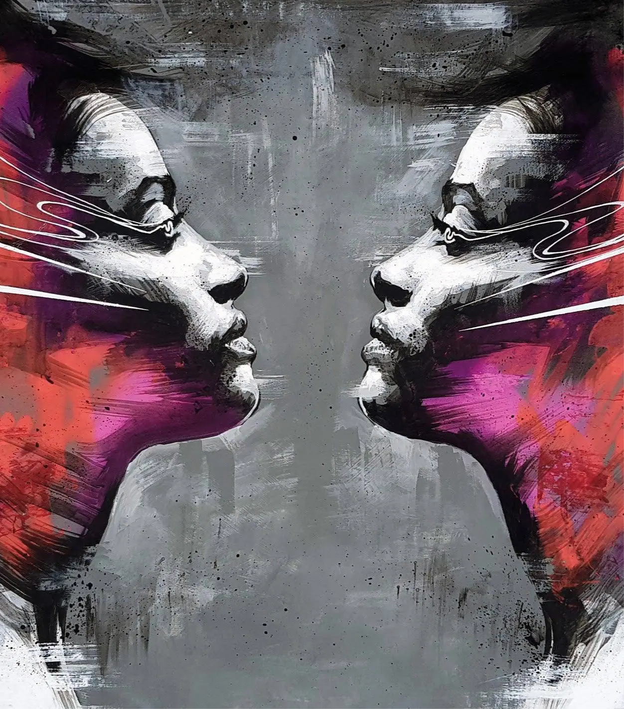 A Collision Of Crazy Composure - JG Contemporary  Danny O'Connor Original Art