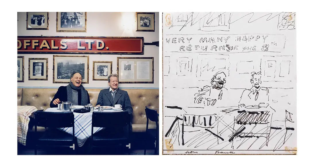 Frank Auerbach and Lucien Freud - JG Contemporary  Kevin Davies Print