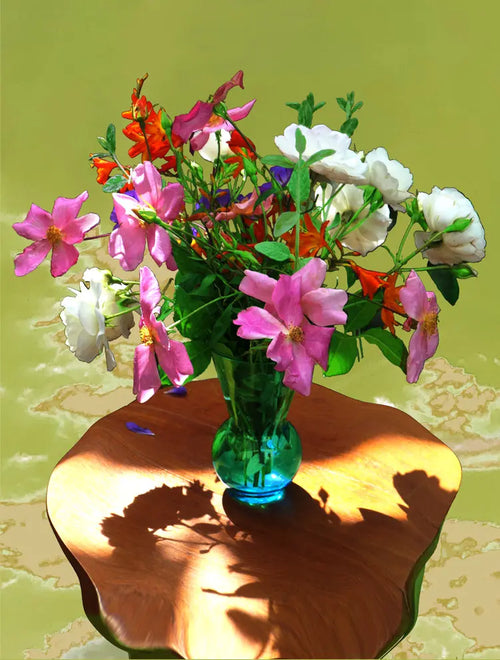 Afternoon Roses - JG Contemporary  Barbara Mullarney Wright Original Art