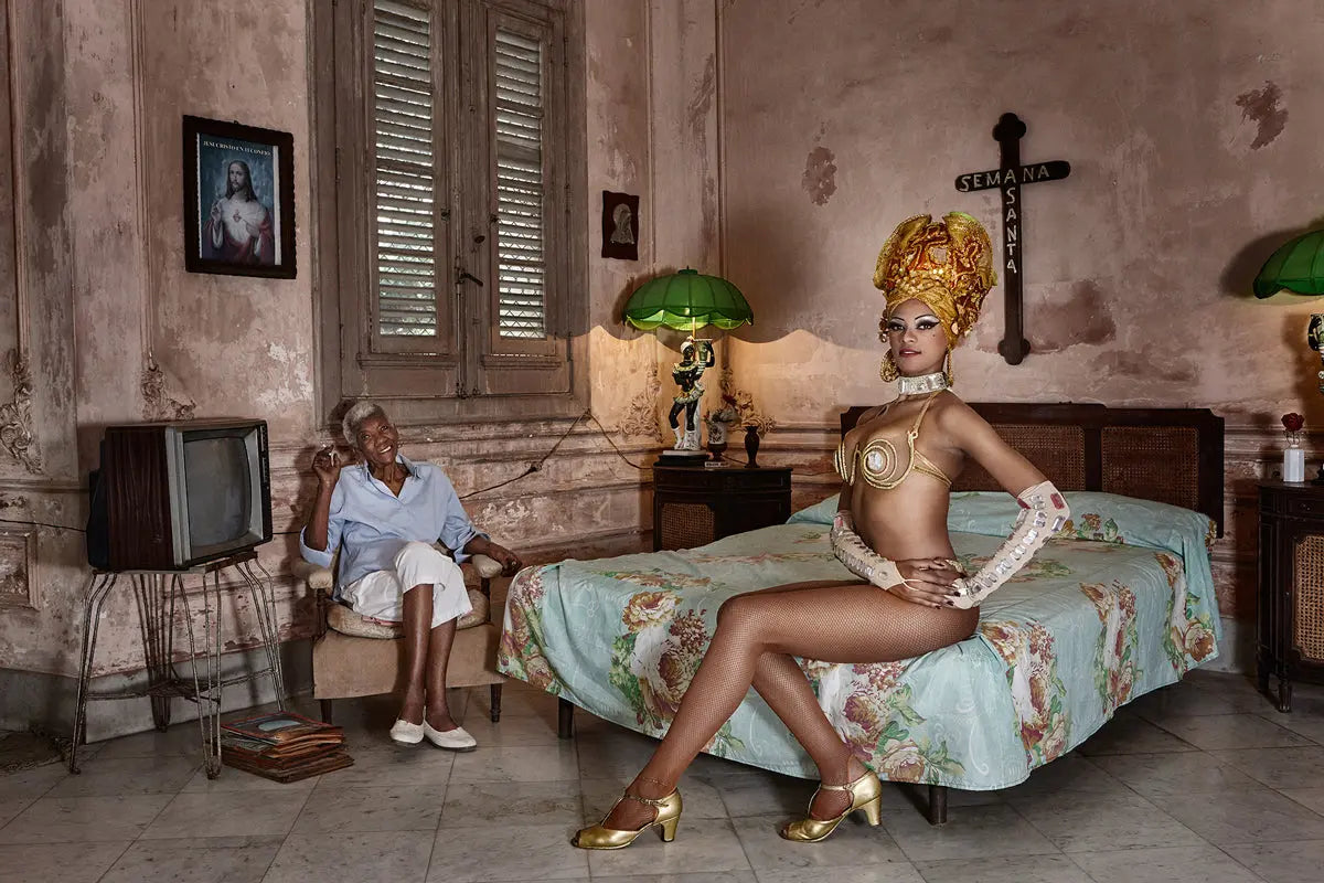 Joana Dancer at the Tropicana, with her maternal grandmother - JG Contemporary  Katinka Herbert Artwork