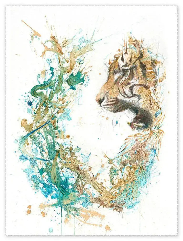 Carne Griffiths - The Tiger Encounter - JG Contemporary 